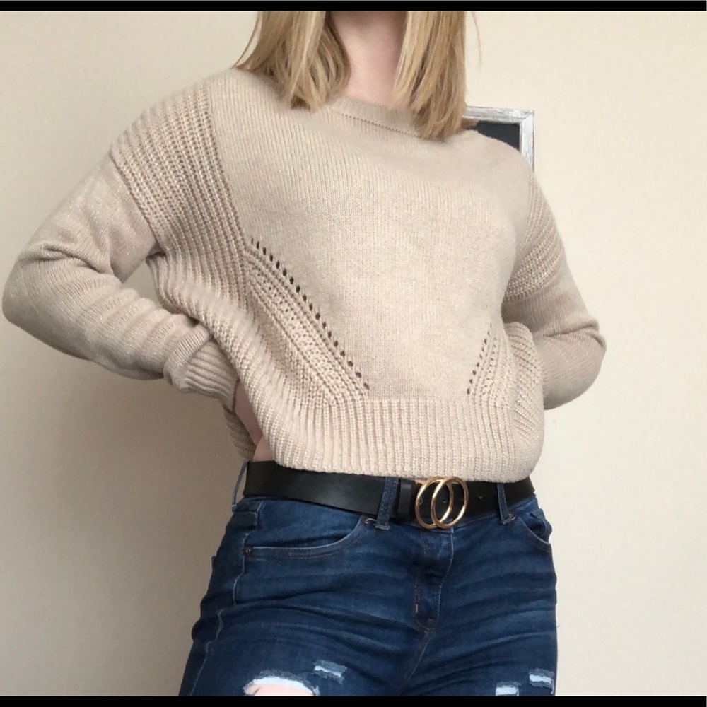 Aeropostale Tan Sweater